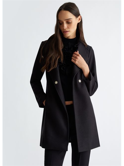 cappotto donna nero LIU JO | WF4272T4612/22222